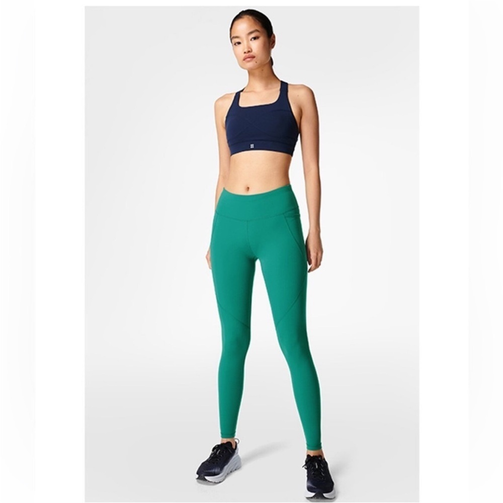 ‼️RARE‼️🎸SWEATY BETTY🎸🔥NWT🔥Power Workout Leggings in Wave Green—